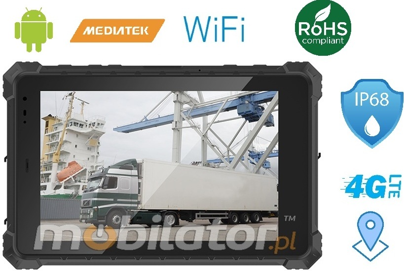 Mobipad 10DS-RTNL wstrzsoodporny przemysowy tablet Windows 11 4G LTE IP66